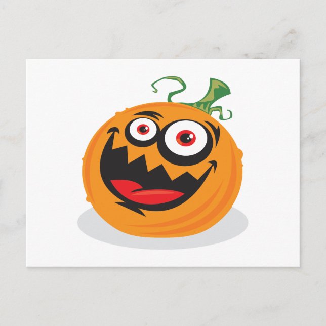 Crazy-Pumpkin Postkarte (Vorderseite)