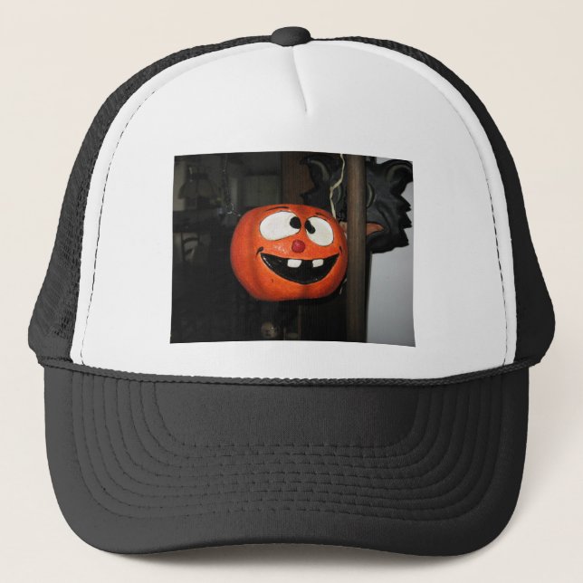 Crazy Pumpkin Truckerkappe (Vorderseite)