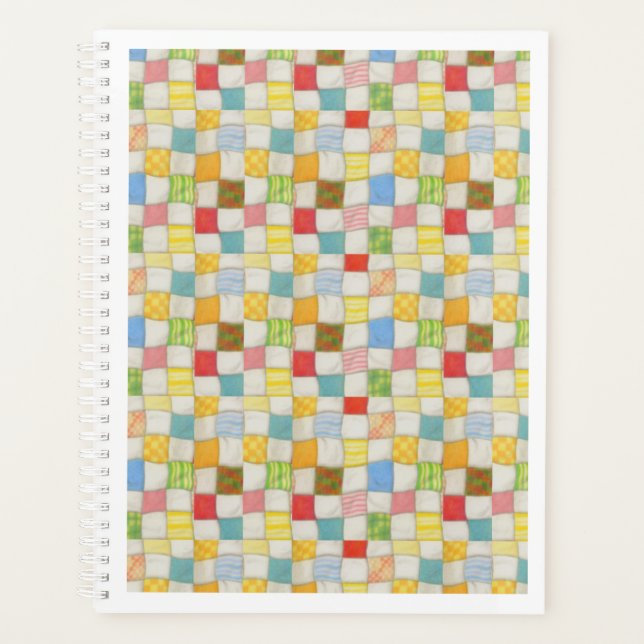 CRAZY QUILT 8.5x11 Planerkalender Planer (Vorderseite)