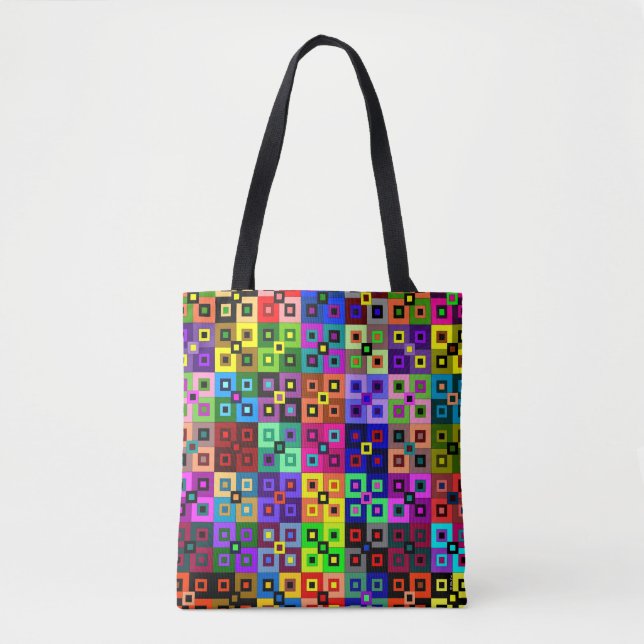 Crazy Quilt Allover Tasche (Vorderseite)