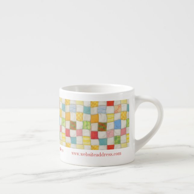 CRAZY QUILT Business ID Espresso Cup Espressotasse (Rechts)