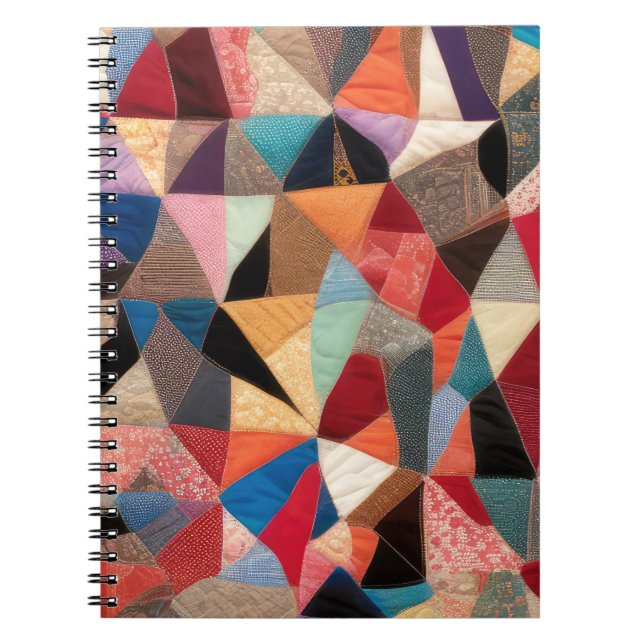 Crazy Quilt Design Notizblock (Vorderseite)