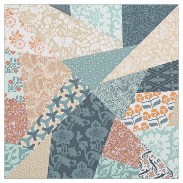 "Crazy Quilt"-Nachahmung Stoff (Muster)