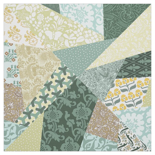 "Crazy Quilt"-Nachahmung Stoff (Muster)