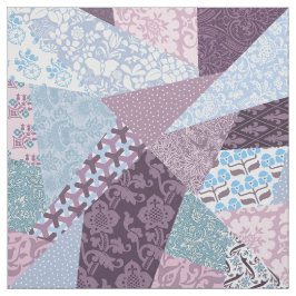 "Crazy Quilt"-Nachahmung Stoff