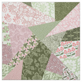 "Crazy Quilt"-Nachahmung Stoff