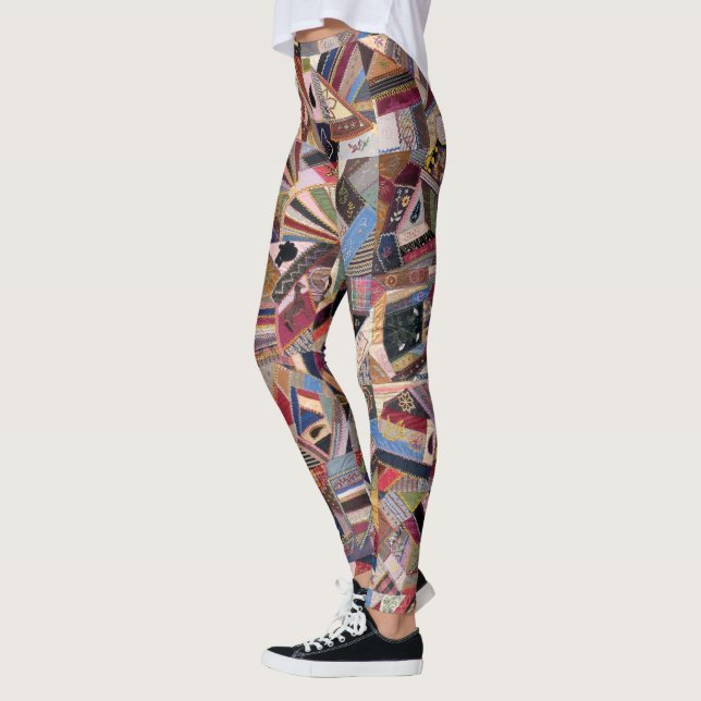 Crazy Quilt Patchwork-Look Leggings (Links)