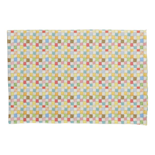 CRAZY QUILT Pillowcase Kissenbezug (Vorderseite)