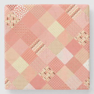 CRAZY QUILT STEINUNTERSETZER