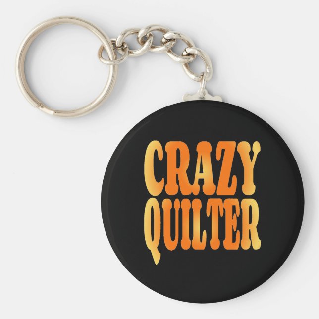 Crazy Quilter Schlüsselanhänger (Vorne)