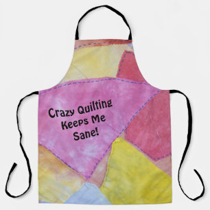 Crazy Quilting All-over Print Schürze