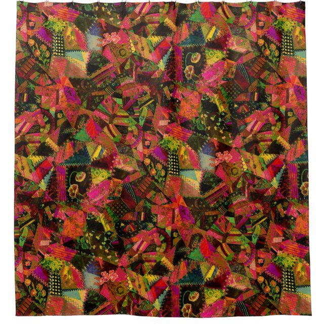 Crazy Quilty Fabulous Fun Duschvorhang (Vorderseite)