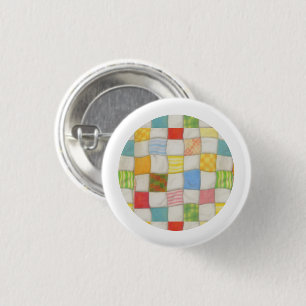 CRAZY QUILY Button Round Button - Weiß
