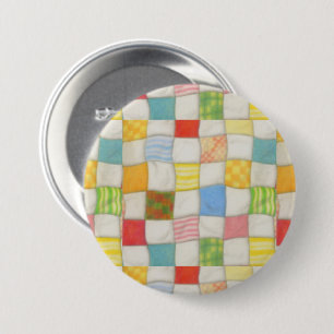 CRAZY QUILY Round Button
