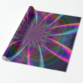 Crazy Rainbow Blume Two Geschenkpapier