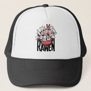 Crazy Ramen Noodle Zombie Design Truckerkappe