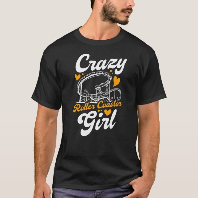 Crazy Roller Untersetzer Girl T-Shirt (Vorderseite)
