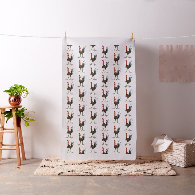 Crazy Rooster Stoff (Beispiel)