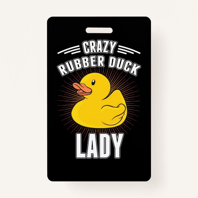 Crazy Rubber Duck Girl Ausweis (Vorderseite)