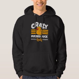 Crazy Rubber Duck Lady Bath Duckie Yellow Women Ru Hoodie