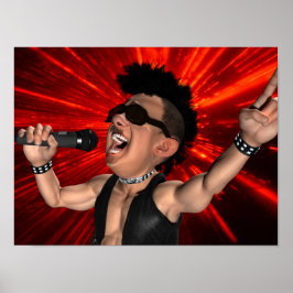 Crazy Screens und Laser Beams Poster