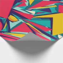 Crazy Shapes Wrapper Paper