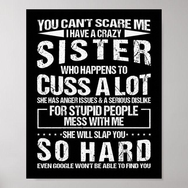 Crazy Sister, der eine Menge zu diskutieren Poster (Vorne)