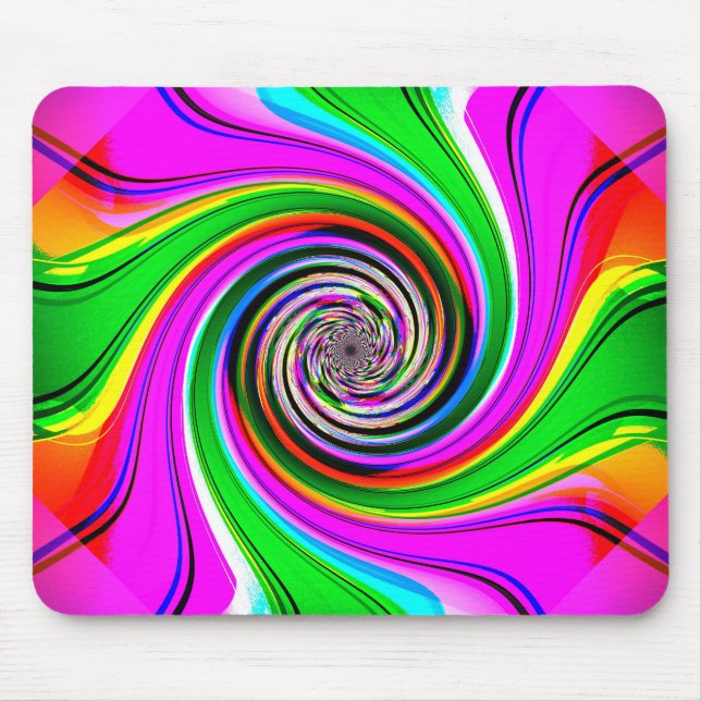 Crazy Spiral Mousepad (Vorne)