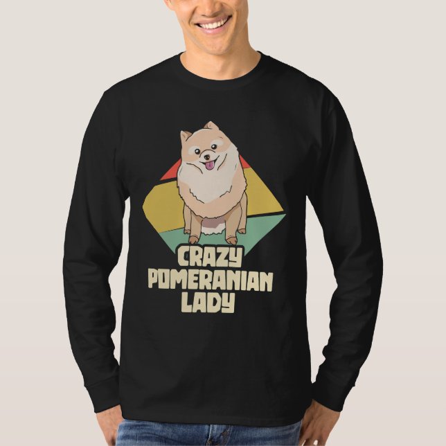 Crazy Spitz Lady Pygmy Spitz Pom T-Shirt (Vorderseite)