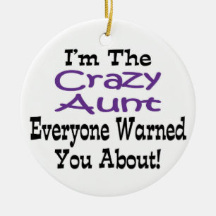 Crazy Tante Ornament