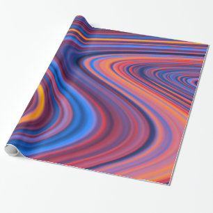 Crazy Traffic Light bei Nacht Geschenkpapier
