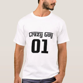Crazy Typ für 3 T-Shirt