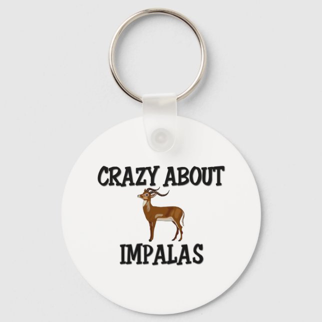 Crazy über Impalas Schlüsselanhänger (Vorderseite)