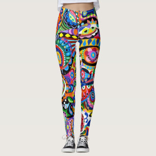 Crazy und farbig leggings