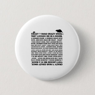 Crazy_ war ich einmal verrückt. Funny Trending Mem Button
