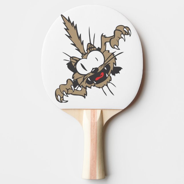 Crazy Wild Cat Tischtennis Schläger (Vorderseite)