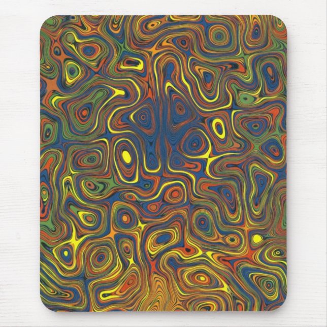 Crazy Wirbel Mousepad Abstract Design (Vorne)