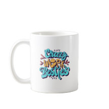 Crazy Work besties Tasse