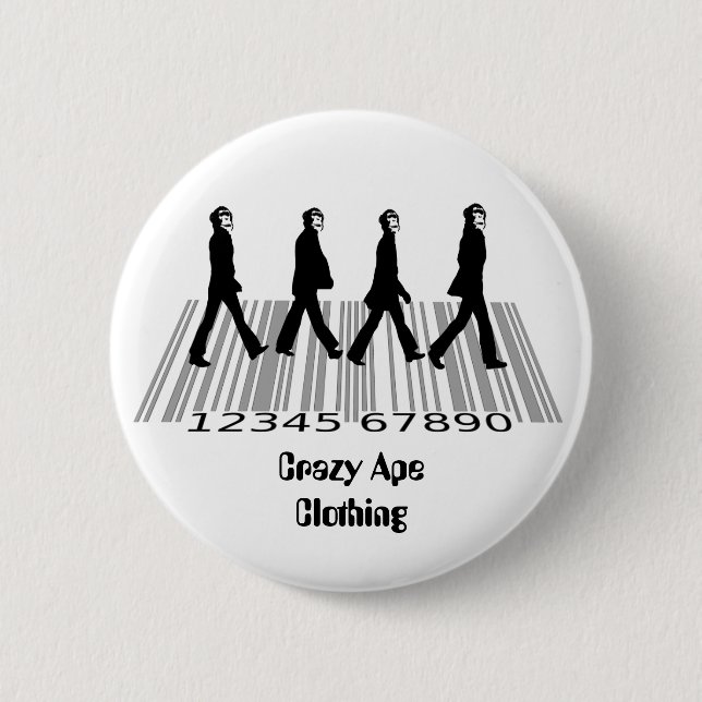 crazyapecommercialroad, button (Vorderseite)