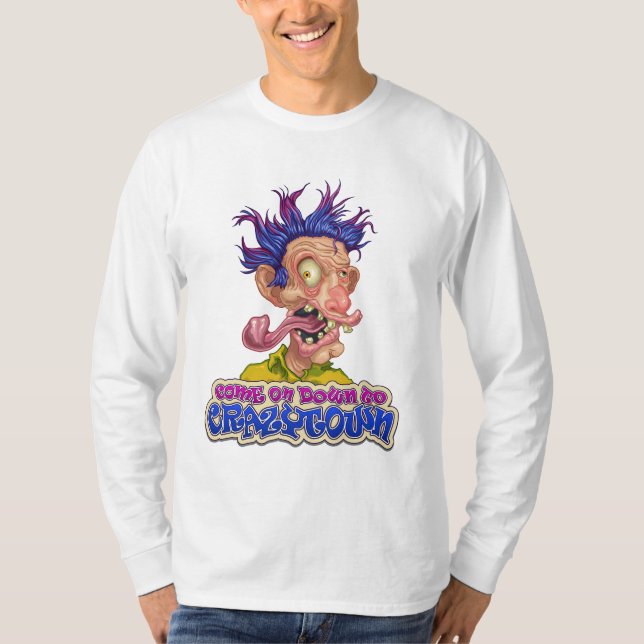 Crazytown Men Long Sleeve T - Shirt (Vorderseite)