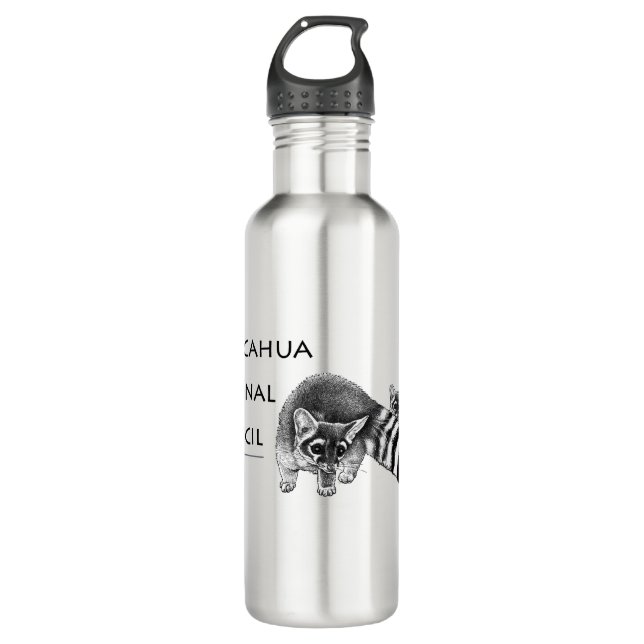 CRC Wasserflasche, rostfreier Stahl, 24 oz roh, ro Edelstahlflasche (Vorderseite)