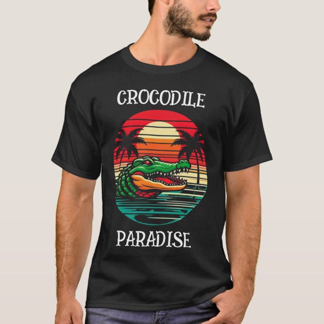 CRCODILE PARADISE T-Shirt (Vorderseite)