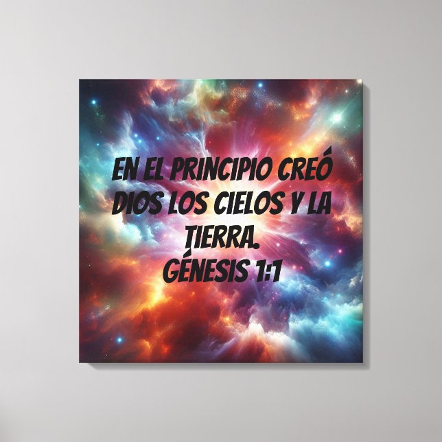 Creación Divina Leinwanddruck (Vorderseite)