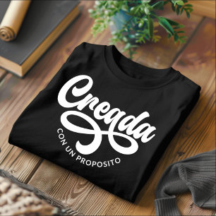 Creada Con Un Proposito Christian Spanish T-Shirt