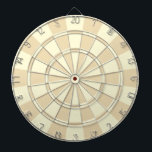 Cream Beige Dartscheibe<br><div class="desc">Cream Beige Dart Board</div>
