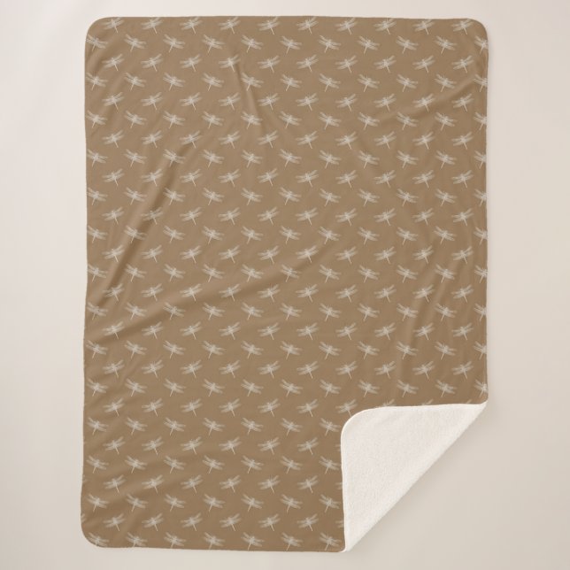 Cream Brown Dragonflies Sherpadecke (Vorderseite)