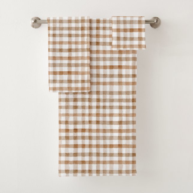 Cream Brown Stripes Tan Plaid (En situation)