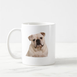 Cream Bulldog Porträt Tasse – Geschenk für Hunde L