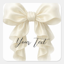 Cream Cascade Ruffle Bow Tying Knot Brautparty