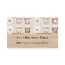 Cream Coffee Heart Cups Geschäftsname Webseite
